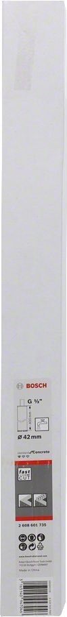 Beton Için 1/2'' Girişli Sulu Elmas Karot Ucu 42MM 2608601735