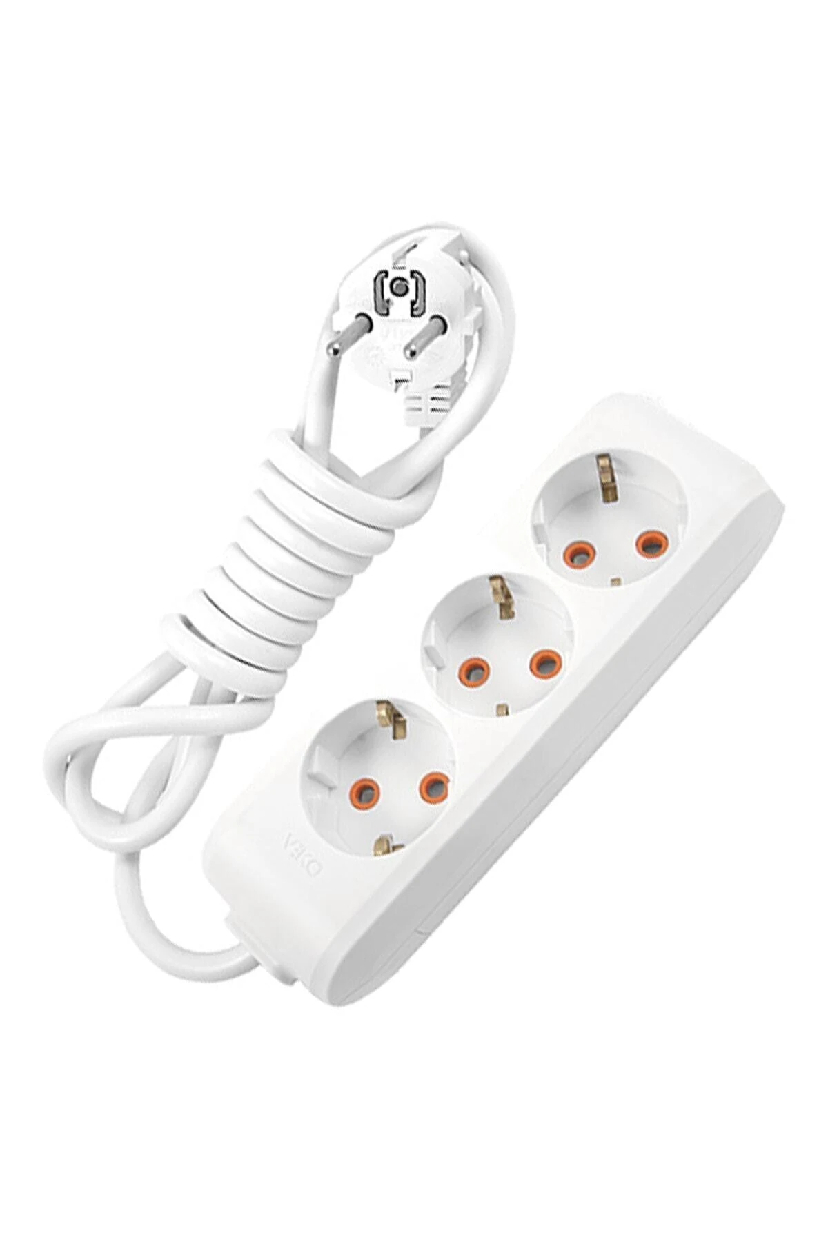3lü Topraklı Uzatma Kablolu Grup Priz 3 Metre