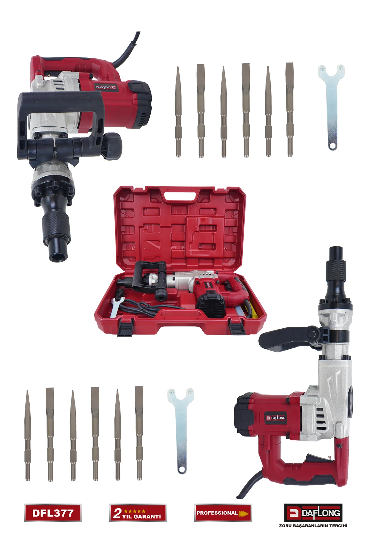 PROFESYONEL 5.5 KG BAKIR SARGILI TUTMA KOLLU KIRICI HİLTİ DFL-377