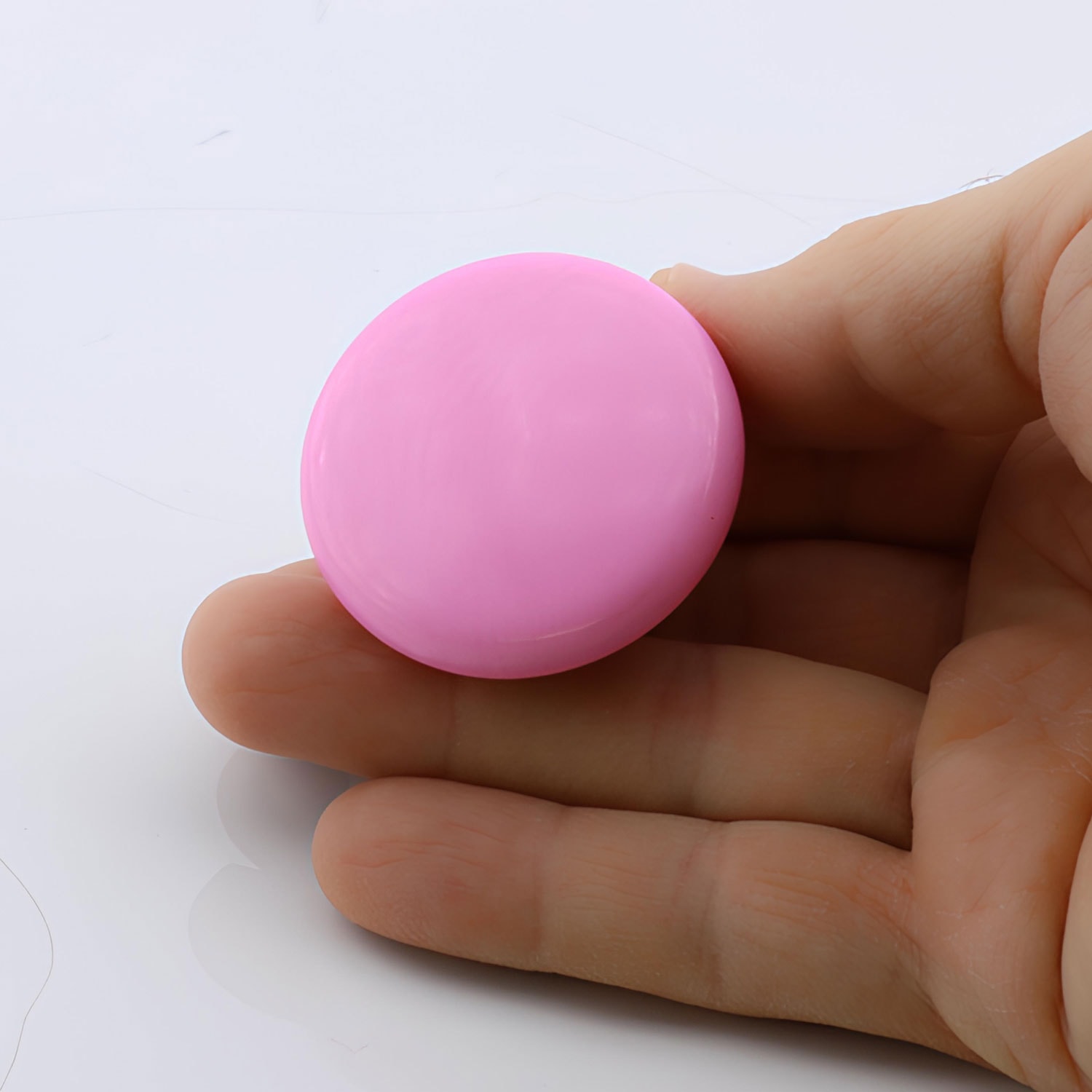 Bohem Pembe Mantar Kulp Düğme 10 Adet Çekmece Mutfak Mobilya Dolabı Dolap Kulpu Kulbu Plastik Kulp