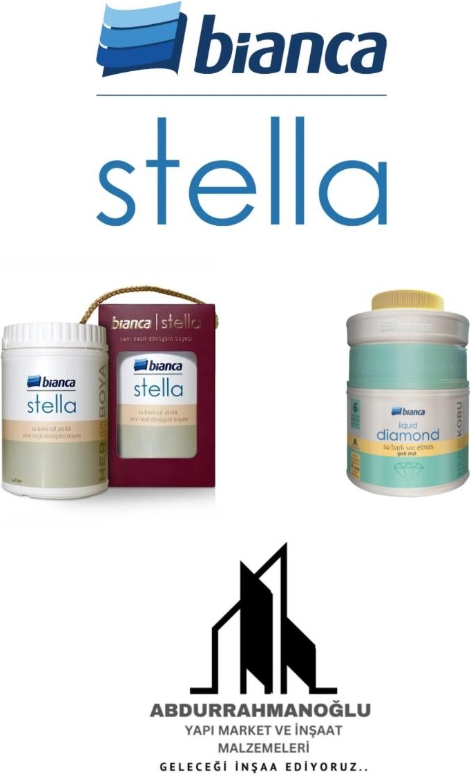 Stella Yeni Nesil Dönüşüm Boyası Beyaz - Dolap-Fayans-Cam-Plastik-Ahşap-Duvar +Liquid Diamond
