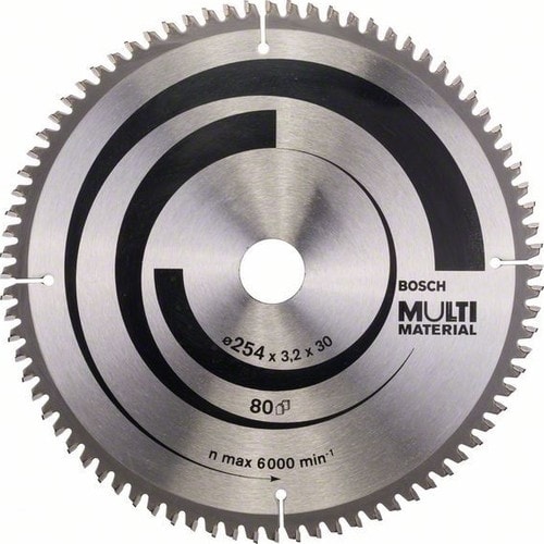 - Çoklu Malzeme İçin Daire Testere Bıçağı - 254 X 30 X 3,2 Mm, 80 Diş