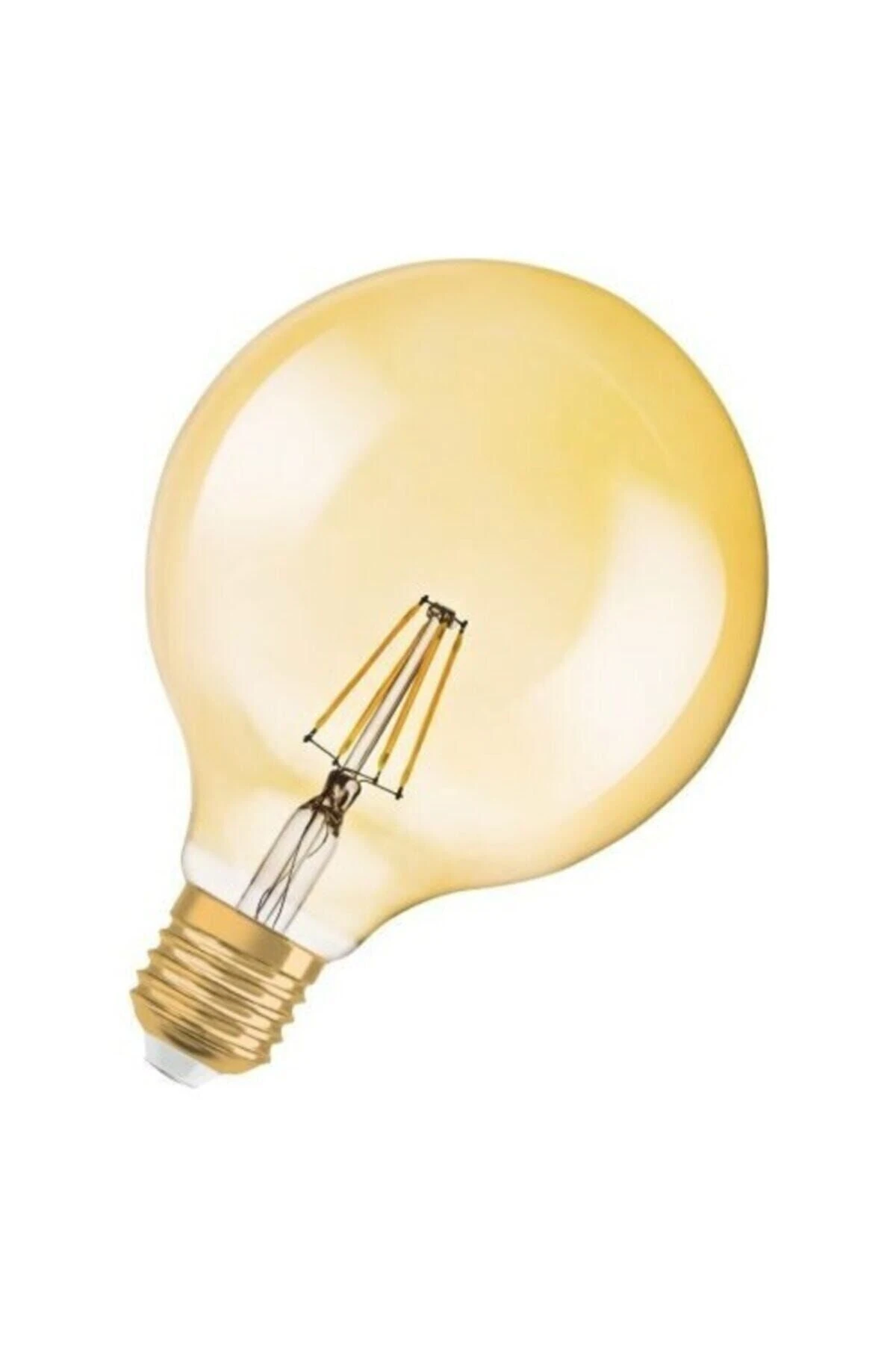 4052899962071 Led Vintage Gold Globe, Sarı Işık, 380 Lümen, E27 Duy Ampül, Sarı