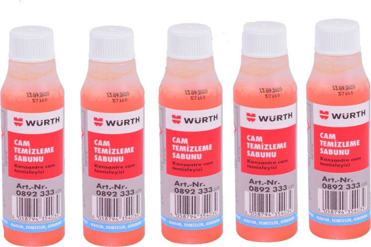 Würt Cam Temizleme Sabunu 32 ml 5 'li Set