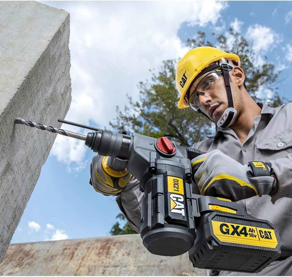 CAT DX21B Sds-Plus Pnömatik Kırıcı ve Delici (Akü Dahil DEĞILDIR)18VOLT 2.2j