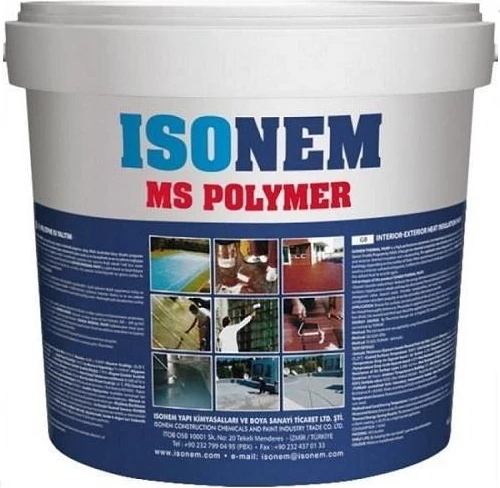 Isonem Ms Polymer %300 Elastik Su Yalıtım Boyası 18 kg Antrasit Gri 7016