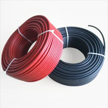 Kablo 6 Mm2 Solar Kablo 25MT Kırmızı ve 25MT Siyah (Tüv, Çift Izoleli)