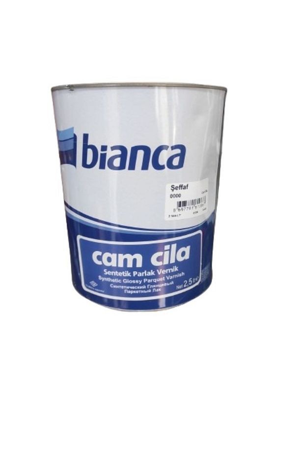 Cam Cila Sentetik Parlak Parke Verniği Şeffaf 2.5 Lt