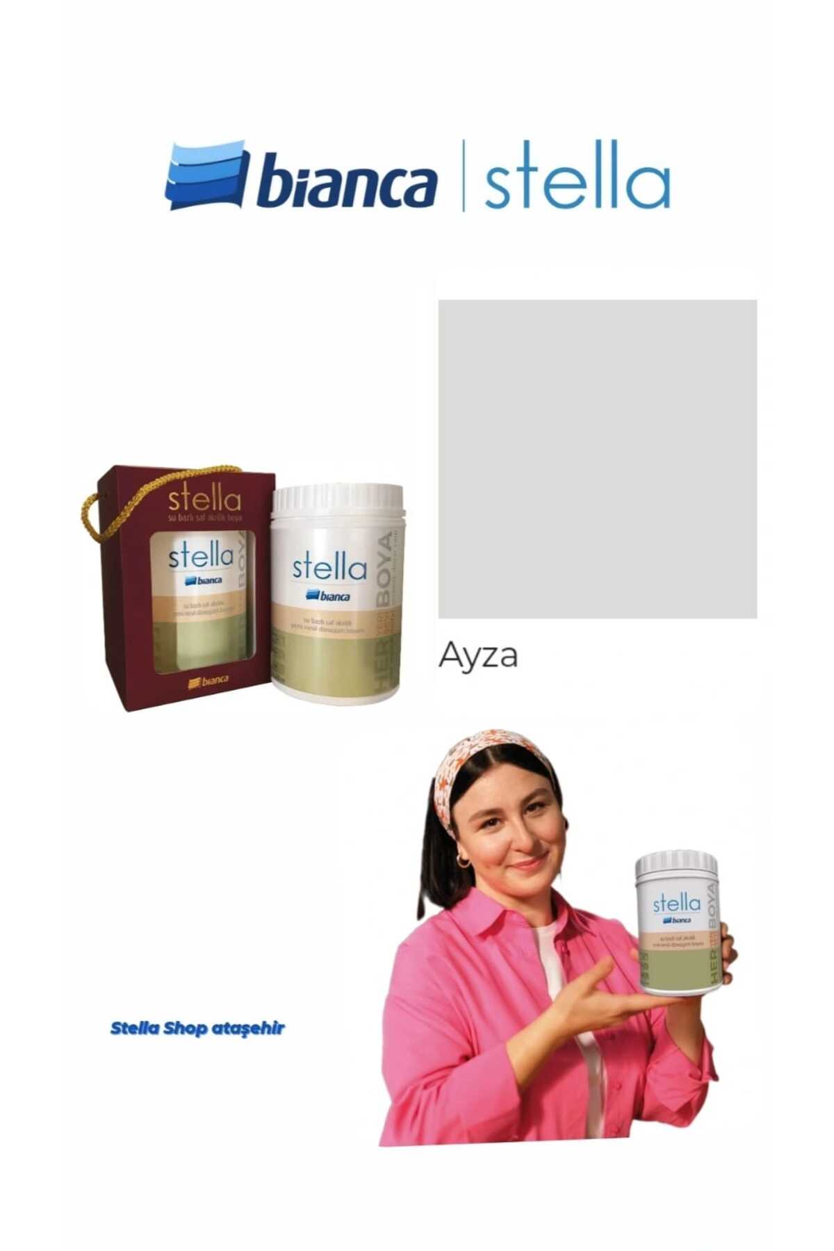 Stella Su Bazlı Saf Akrilik Boya 500ml - Ayza