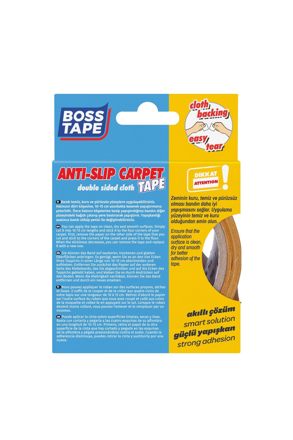 Bosstape Çift Taraflı Halı Sabitleme Bandı 50mm X 5mt