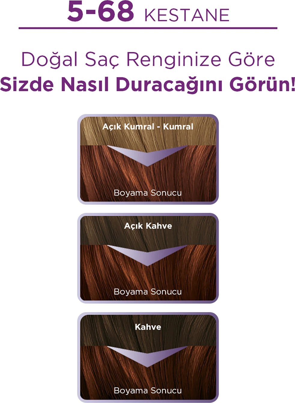 Saç Boyası 5-68 Kestane Saç Boyası