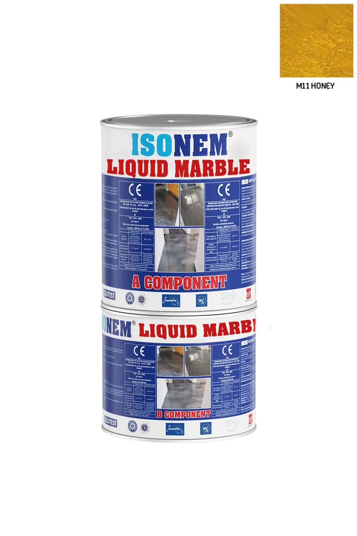 Isonem Liquid Marble Sıvı Mermer 0,5 kg M11 Honey