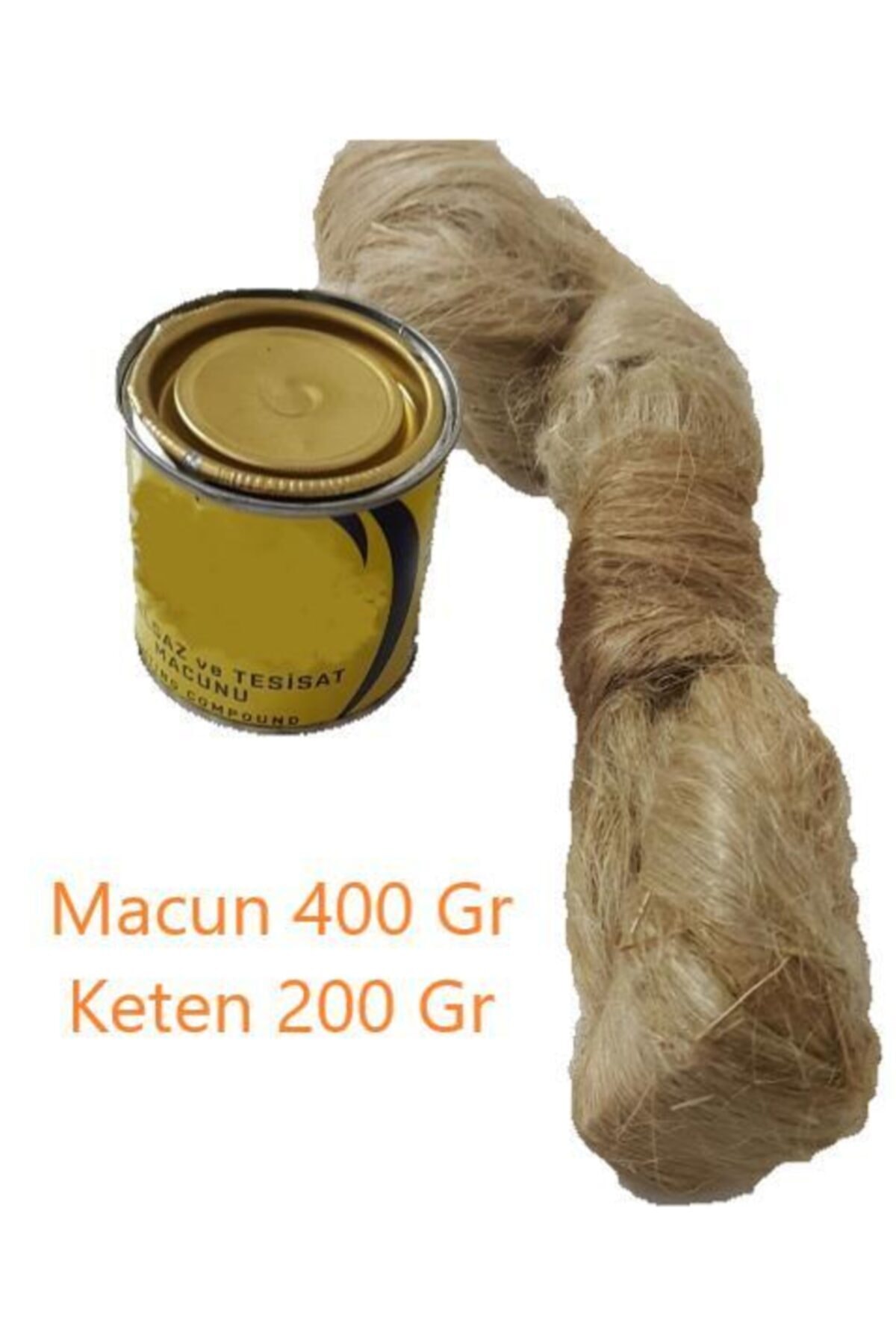 Keten Ve Macun Seti Doğalgaz Macunu Ve Tesisat Kendiri Birlikte