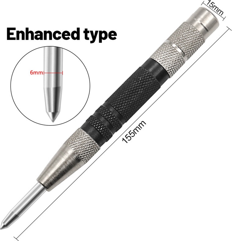 CAT 155MM Ağaç Işleme Punch Otomatik Merkezi Punch Bulucu Pencere Kırıcı Otomatik Numune Punch El Aleti (Yurt Dışından)