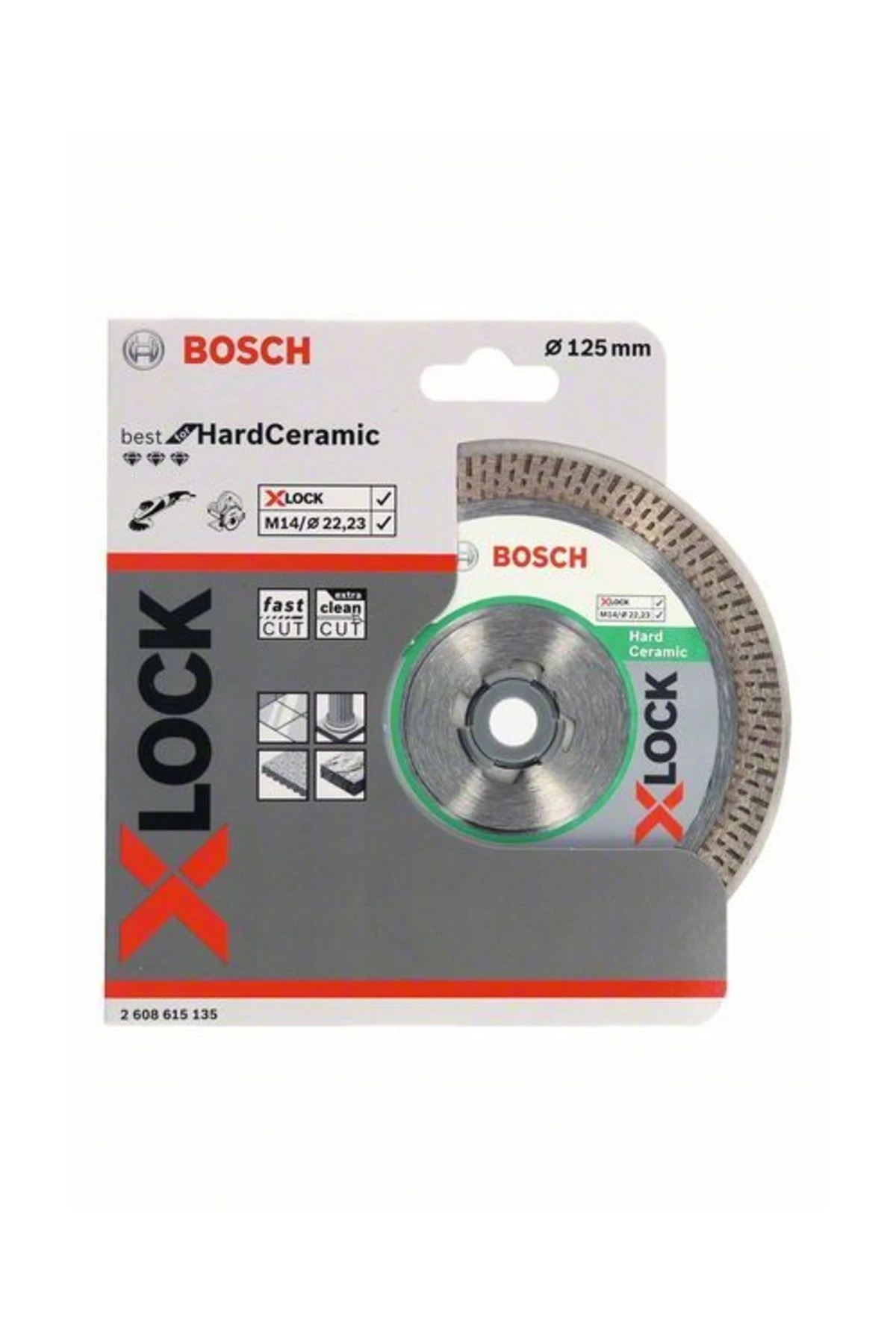 X-LOCK Best for Hard Ceramic 125 mm Elmas Kesme Diski