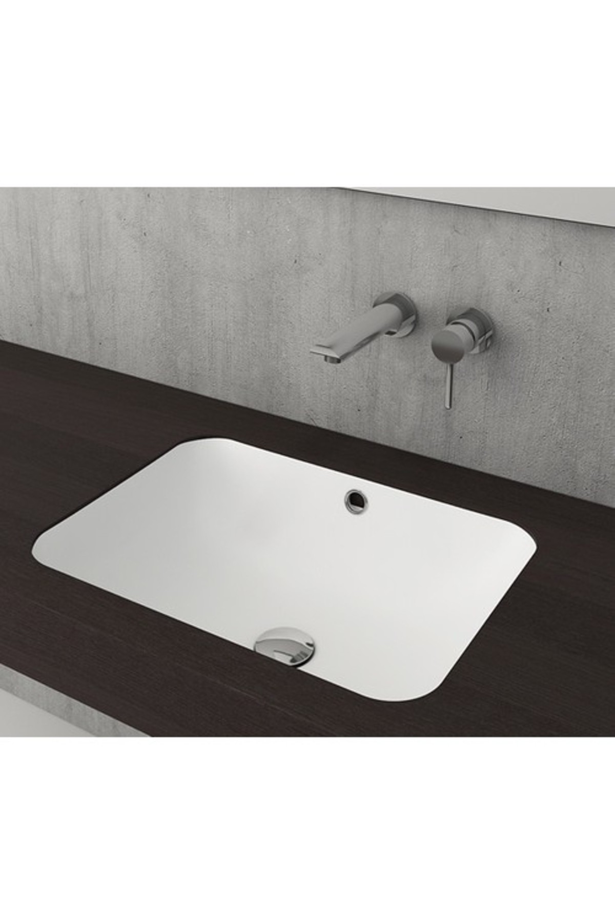 Scala Tezgahaltı Lavabo 55 Cm Mat Beyaz 1006-002-0125