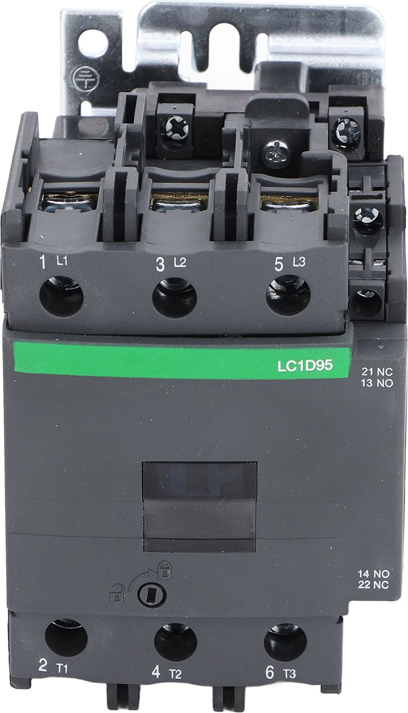 Ac Kontaktör 1no 1nc 95A 380V Yüksek Gerilim Bobini Gümüş Kontak Motor Kontrol Cihazı LC1D95 AC110V (Yurt Dışından)