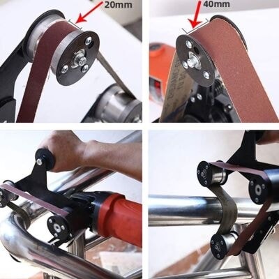 Wood 0059 Taş Motoruna Takılır Esnek Şerit Zımpara Aparatı