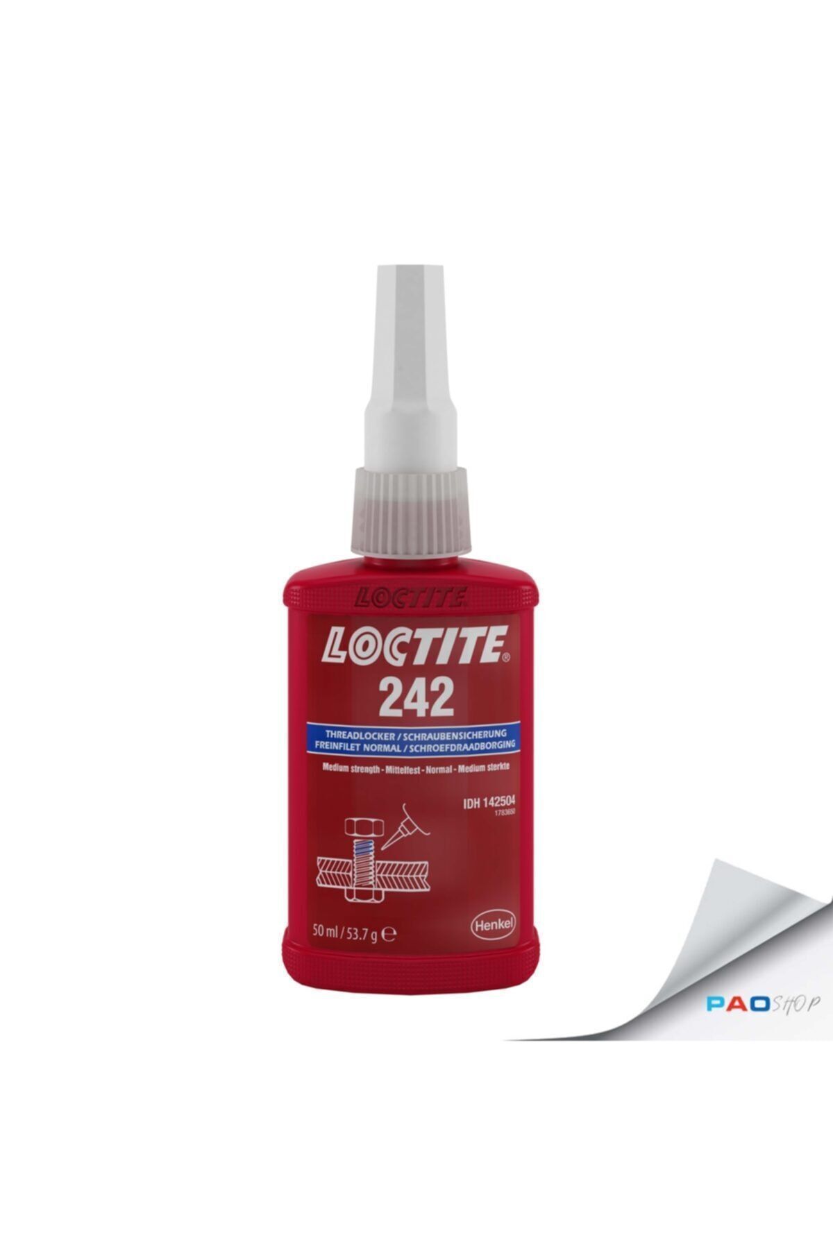 Loctıte 242 Orta Mukavemetli Civata Sabitleyici 50 G/ml