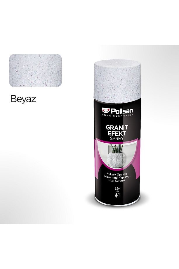 Granit Efekt Beyaz Sprey Boya 400 ml