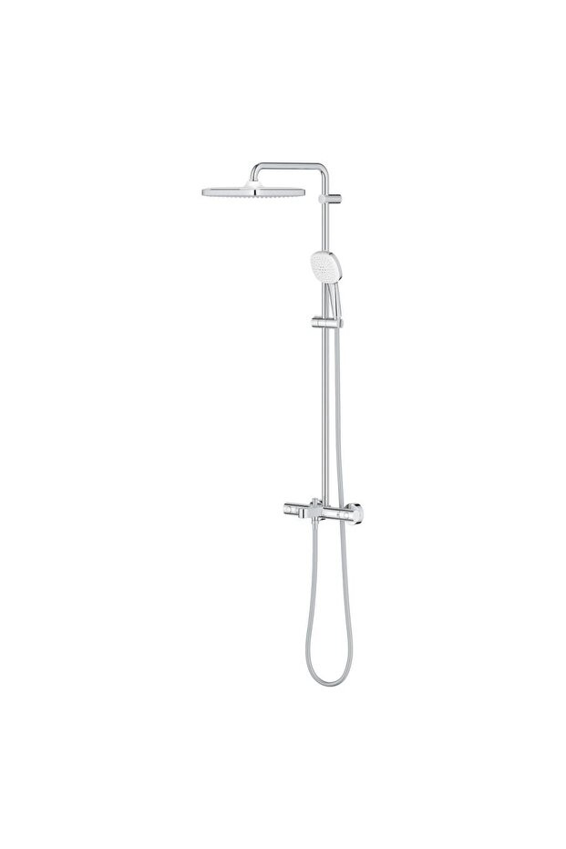 Tempesta System 250 Cube Duvara Monte Termostatik Bataryalı Duş Sistemi - 26975001