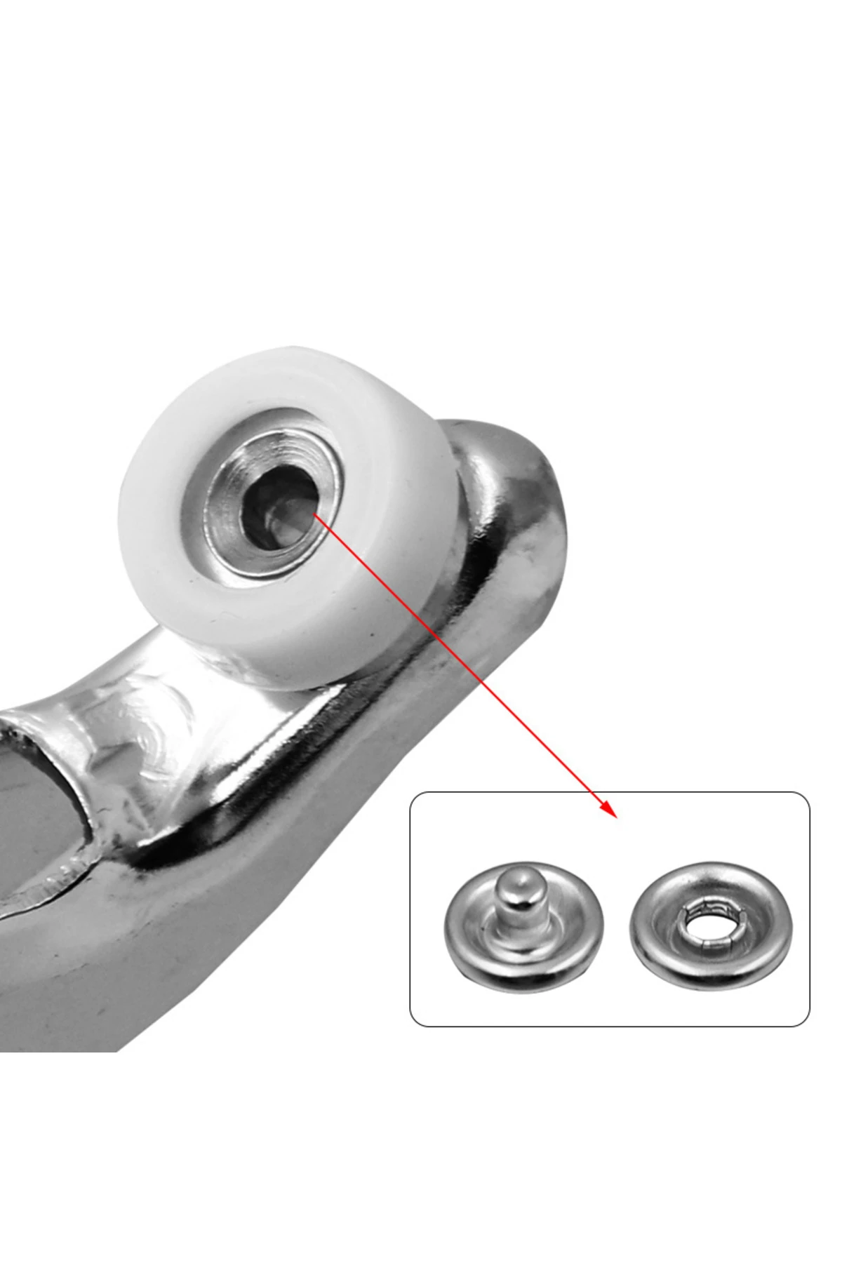 Metal Çıtçıt Düğme Pensesi- 100 Adet Çıtçıt Düğmesi Seti-metal Düğme Yapma Pensesi Ve Düğmesi