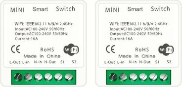 m smart Wifi Mini Akıllı Anahtar 16A 2-Way Dıy Anahtarları