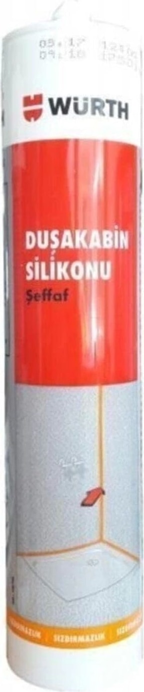 Duşakabin Silikonu 310 ml Şeffaf