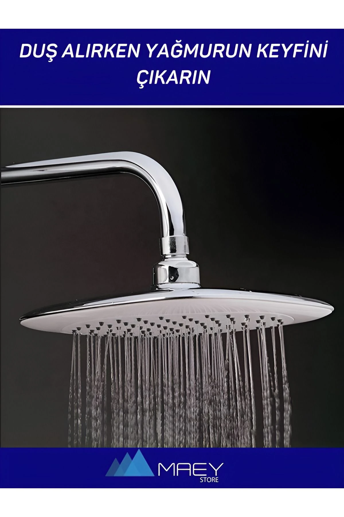 Ruby Yağmurlama Robot Tepe Duş Seti Duş Başlığı Takımı