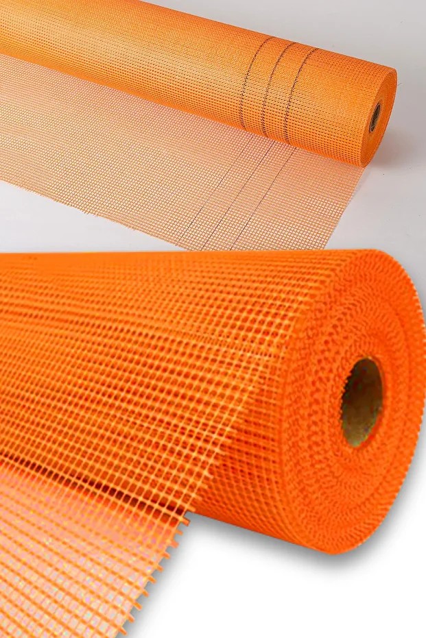 Dış Cephe Sıva Filesi Turuncu 160gr (50M2) | (1 X 50 MT) 1 Top