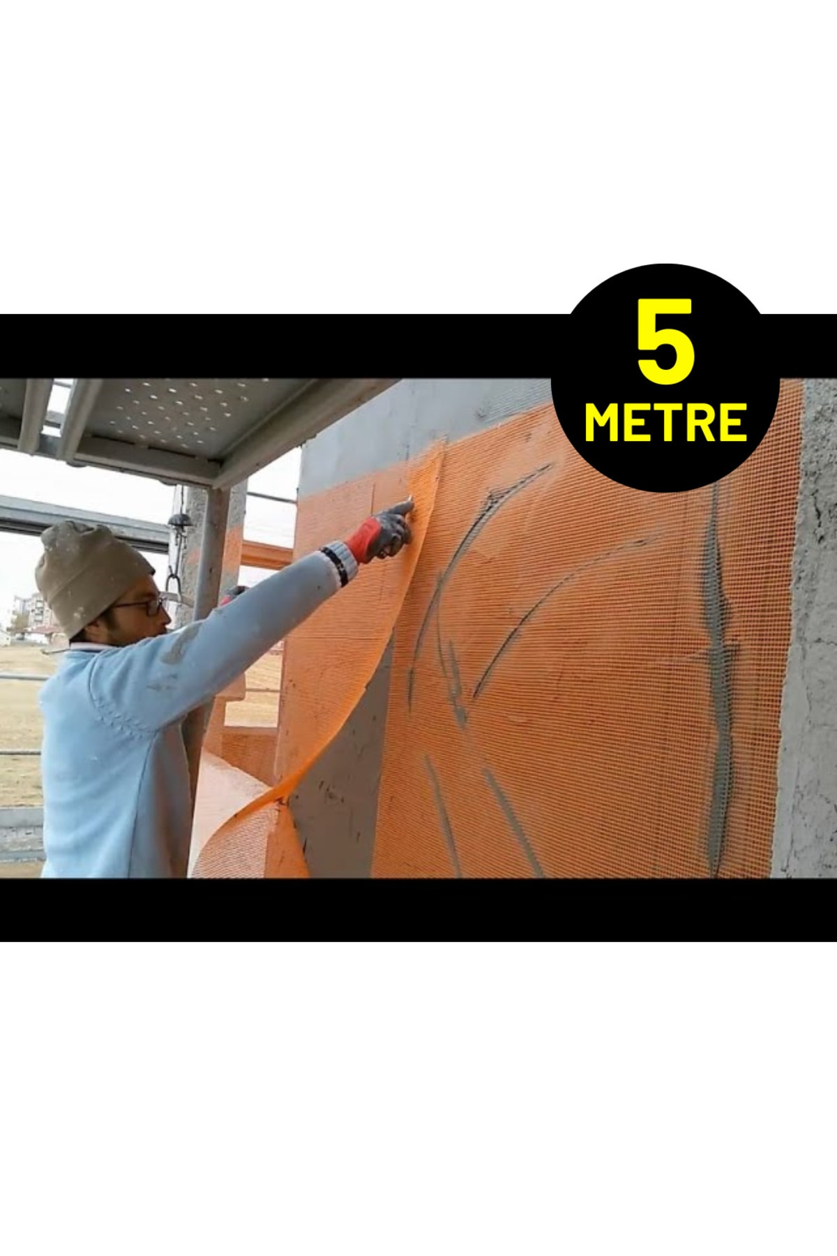 Donatı Filesi (SIVA FİLESİ) 5 Metre Isteğe Göre Renkde Yazabilirsiniz