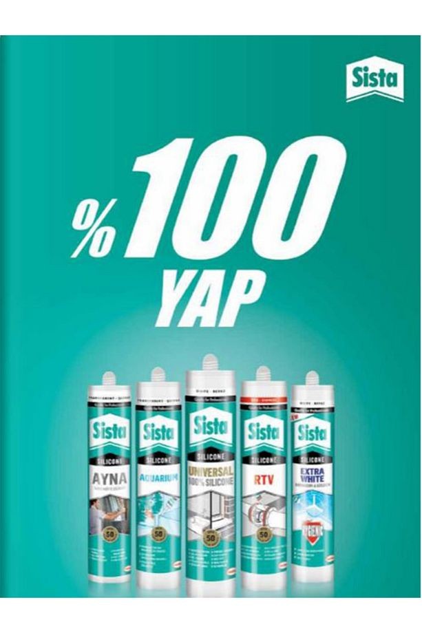 Sista Extra White Silikon Hijyenik Banyo Mutfak 280ml