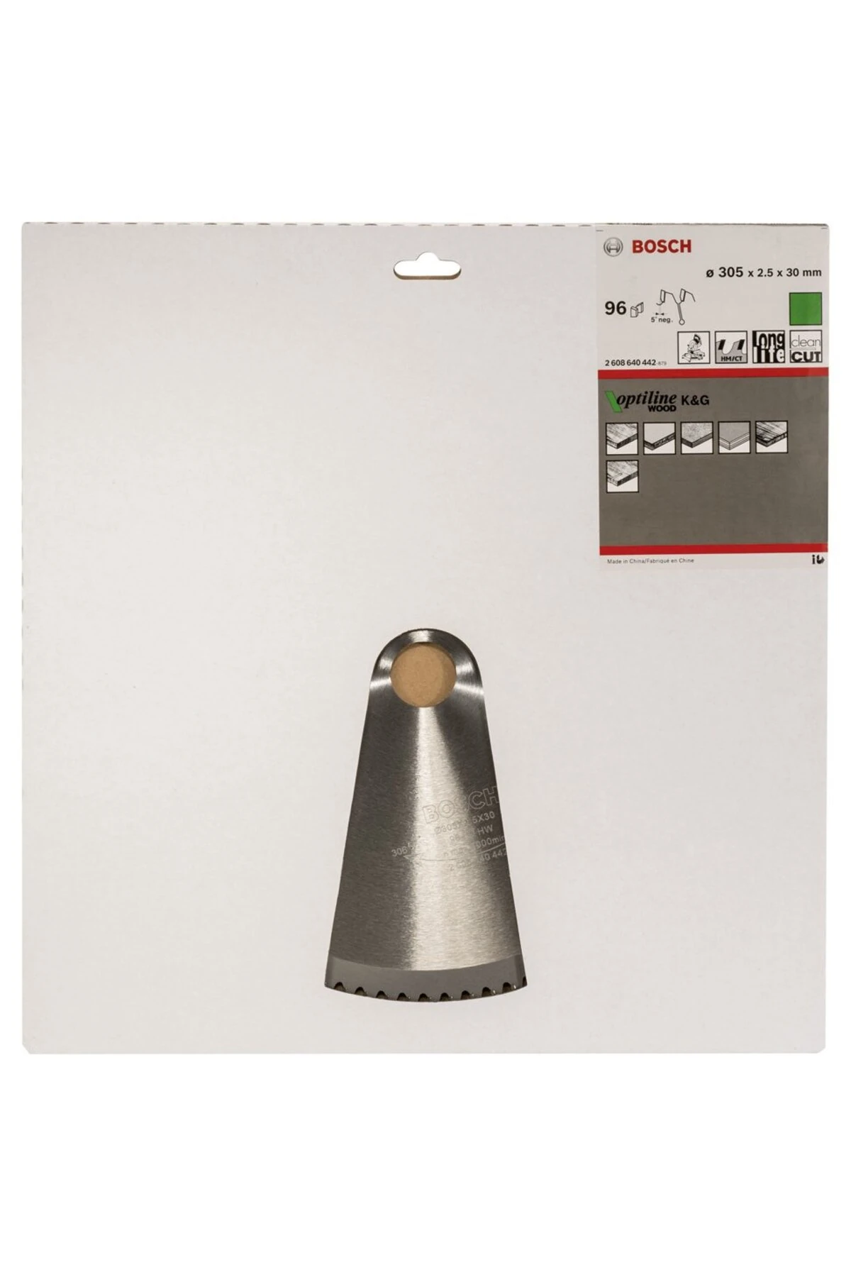 Optiline Wood 305*30 mm 96 Diş