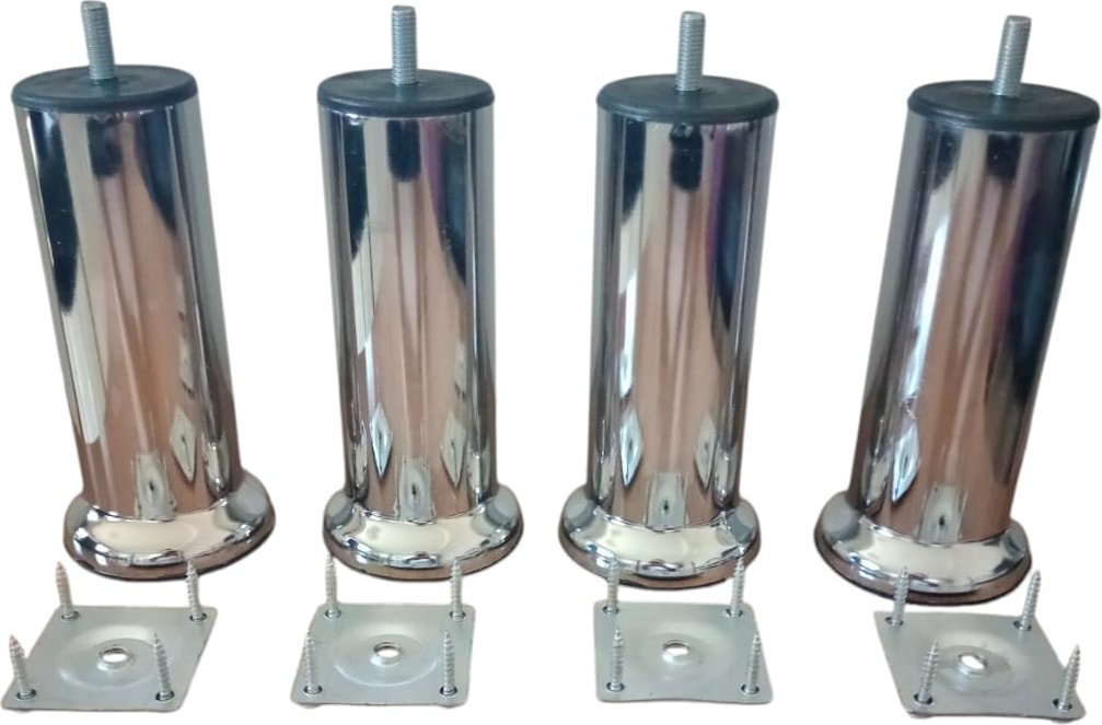 15 cm Mobilya Kanepe Koltuk Baza Yatak Çekyat Yükseltme Ayağı M8 Bağlantı Aparatlı Metal Ayaklar (8 Adet)