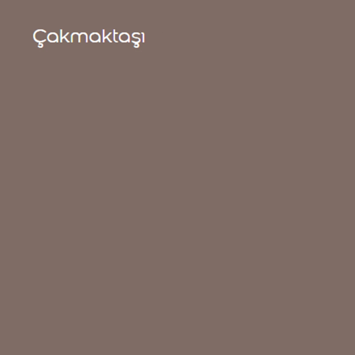 Pastel Yarı Mat Boyası Çakmak Taşı 2,5 Lt (3,5 LT)