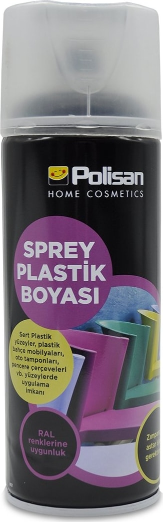 Plastik Yüzey Sprey Boya 526 Mat Si̇yah