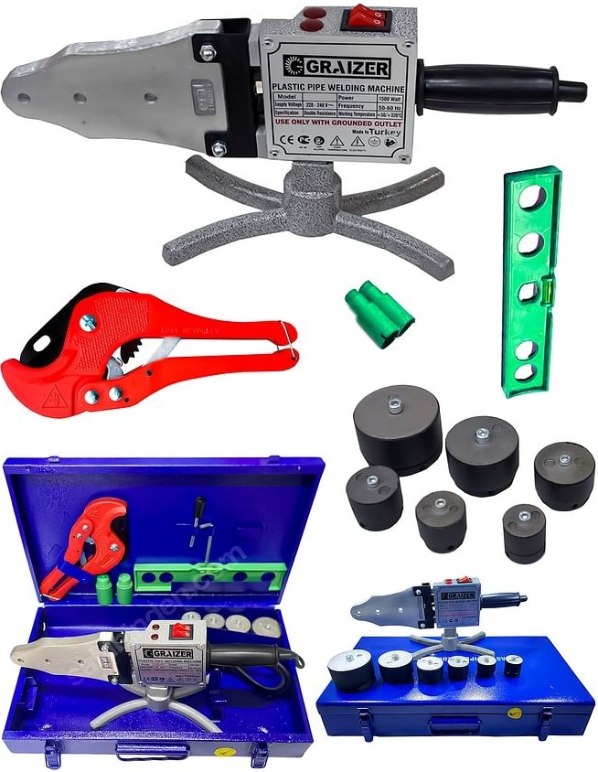 Powerforge Plastik Boru Kaynak Makinesi Full Set