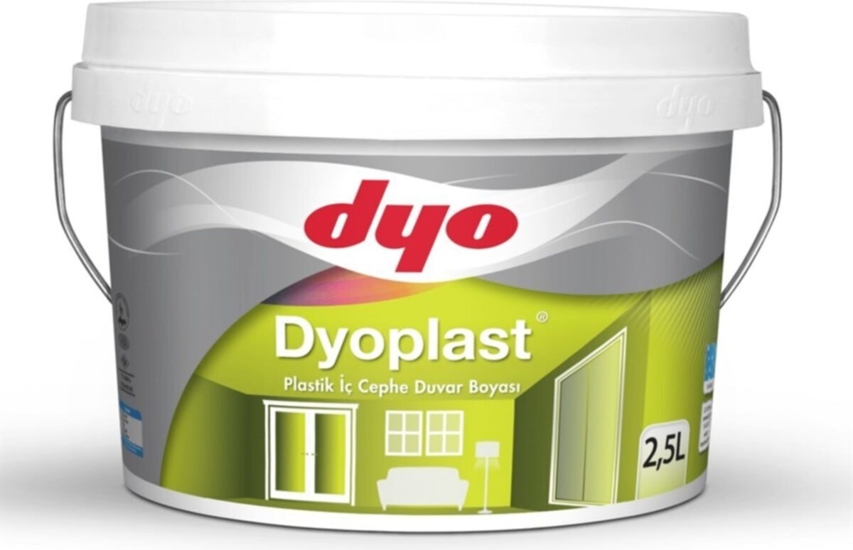 2,5 Lt. 0001 Beyaz plast Plastik Boya
