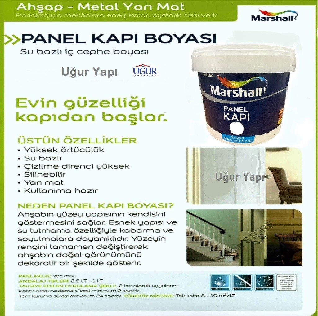 Panel Kapı Boyası 2.5l Beyaz