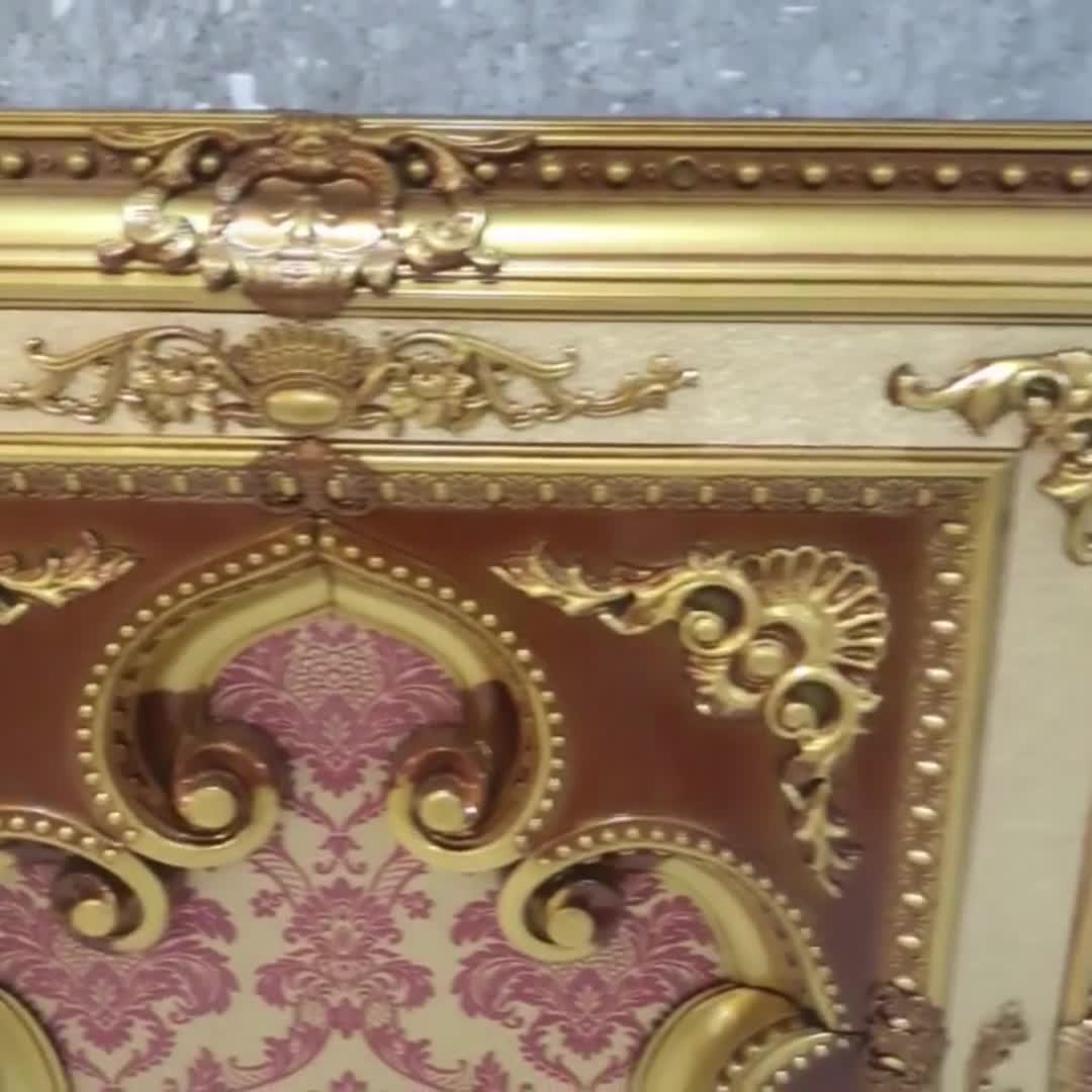 Saray Tavan 90*120 Cm Yeni Göbek Kahve Eskitme