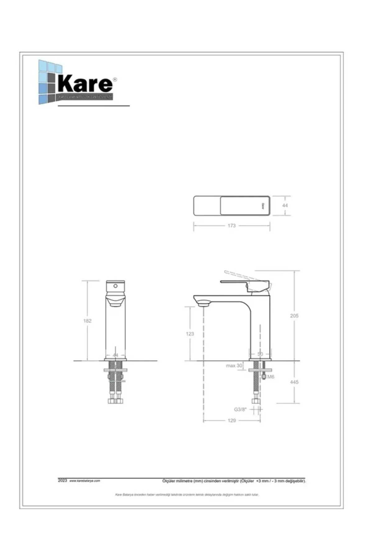 Siera Mıx Lavabo Bataryası