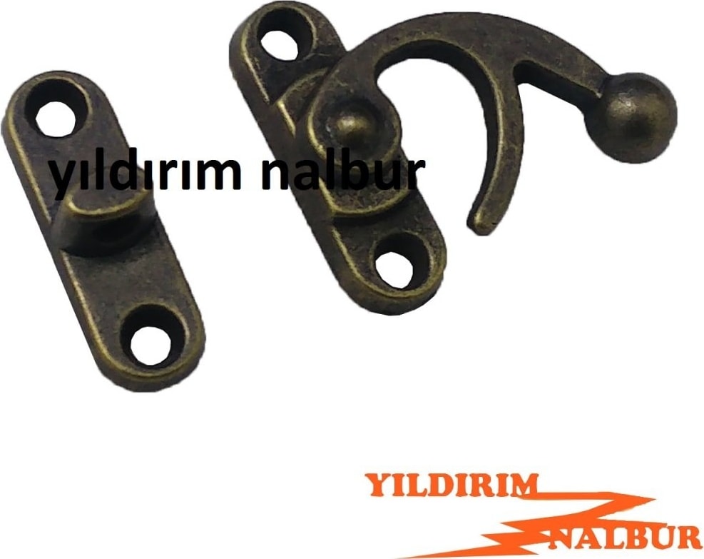 Kutu Kilidi 4 Adet Eskitme Sandık Kilidi Hobi Kilit Emniyet Kilidi