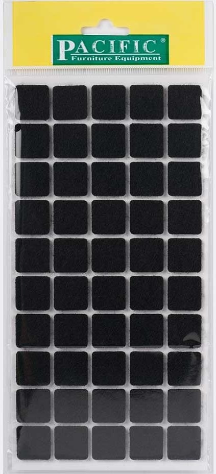 Pacific Masa Sandalye Keçe Siyah 20 x 20 mm