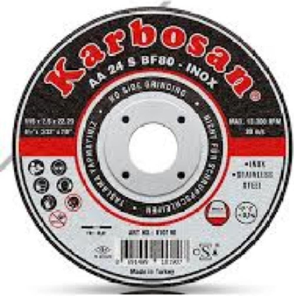 KARBOSAN Inox Metal Kesici Ince Taş 115MM Kesici