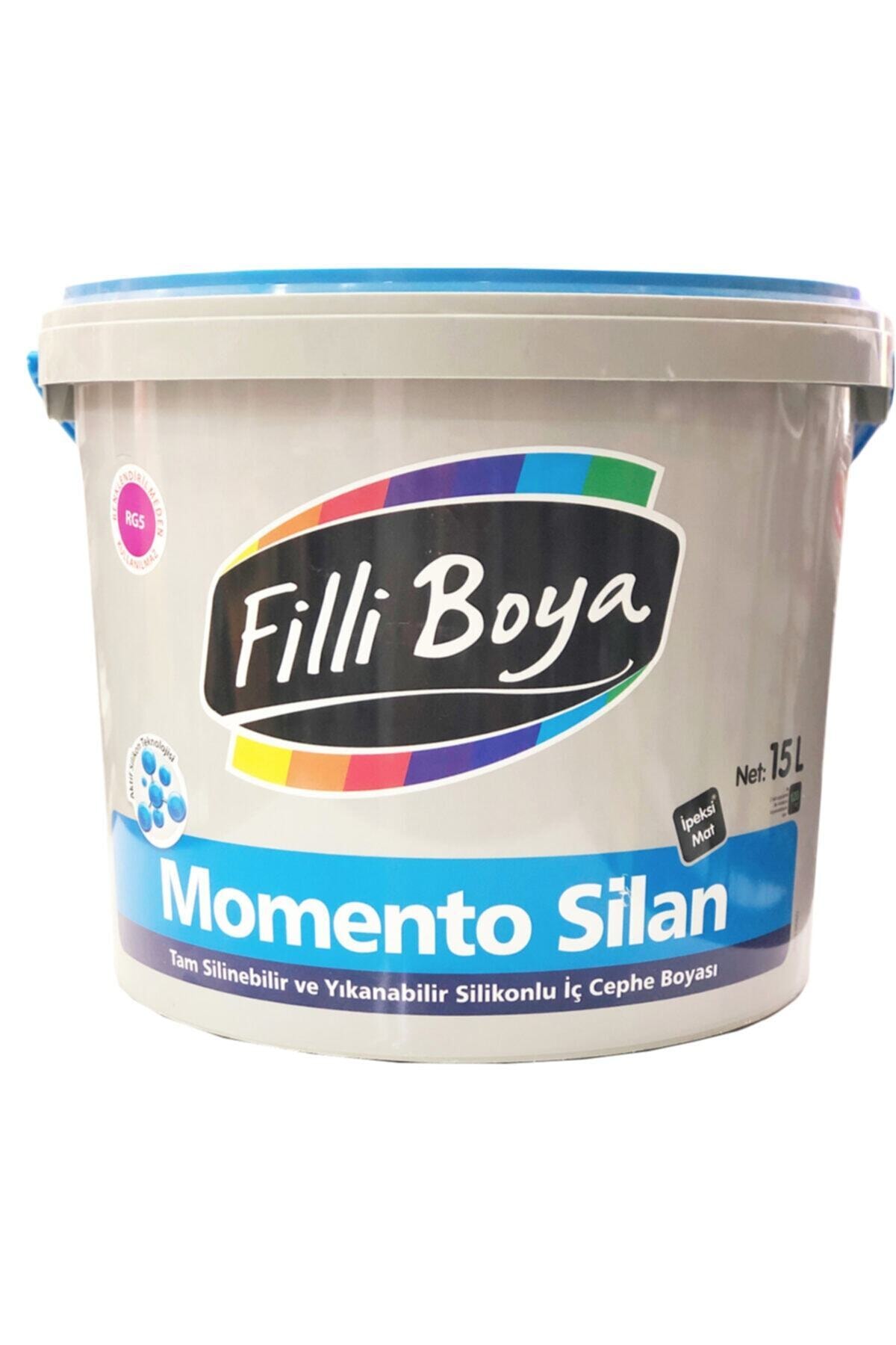 Momento Silan Yıkanabilir Silikonlu Iç Cephe Boyası 15 Lt Ipeksi35