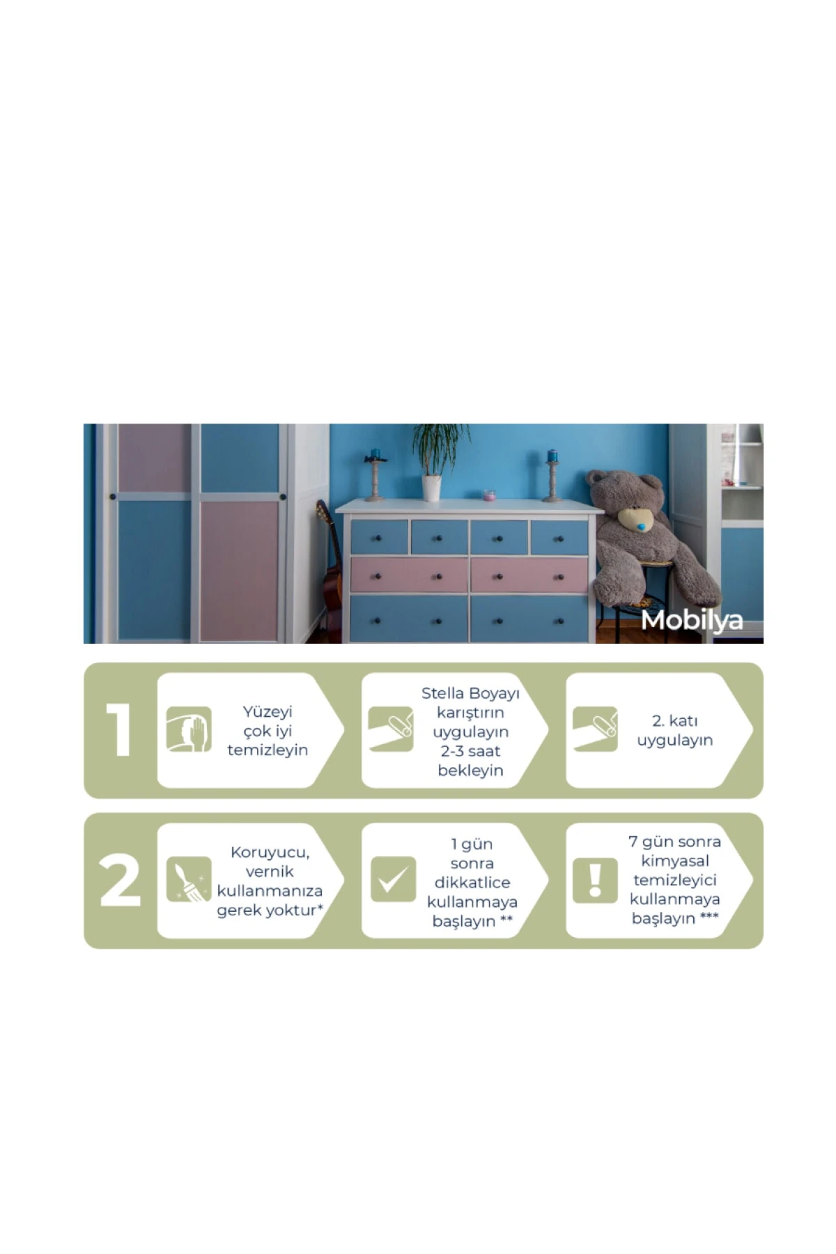 Stella Su Bazlı Saf Akrilik Boya 1 Lt Renk ( 2355 )