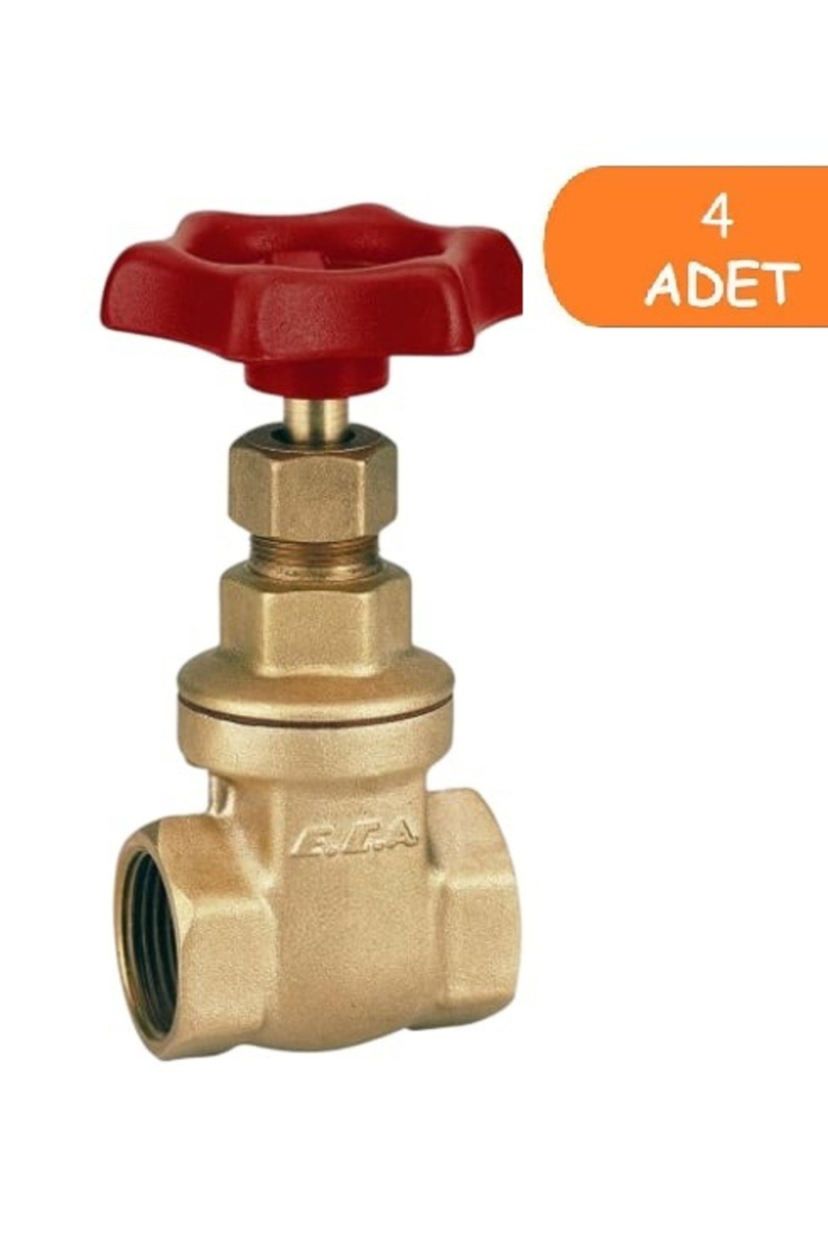 4 Adet ECA 1/2 Şiber Valf 601003001