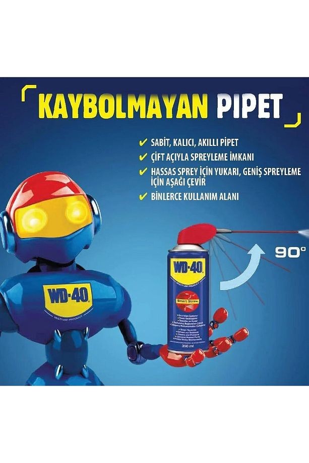 WD-40 Çok Amaçlı Pas Sökücü, Yağlayıcı ve Koruyucu 350 ml