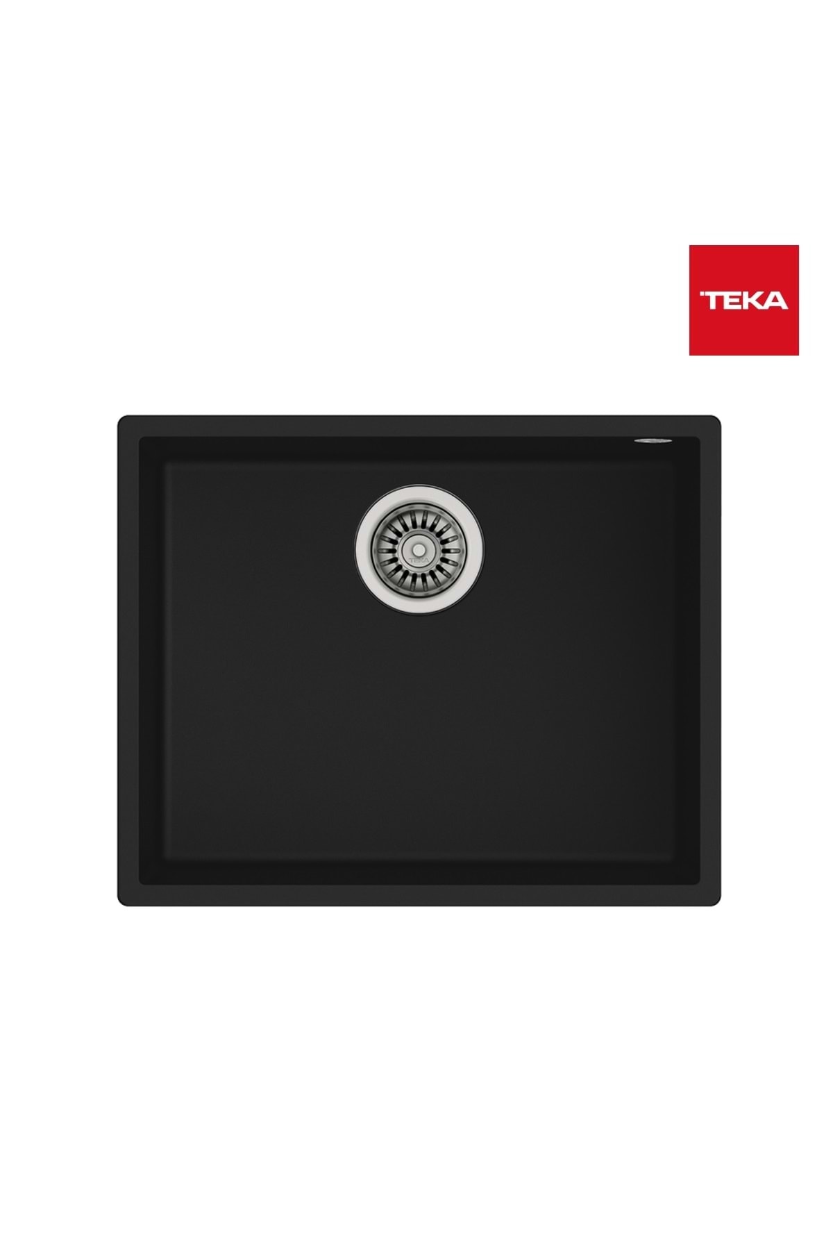 SQUARE 50X40 TEZGAH ALTI GRANİT EVYE SİYAH