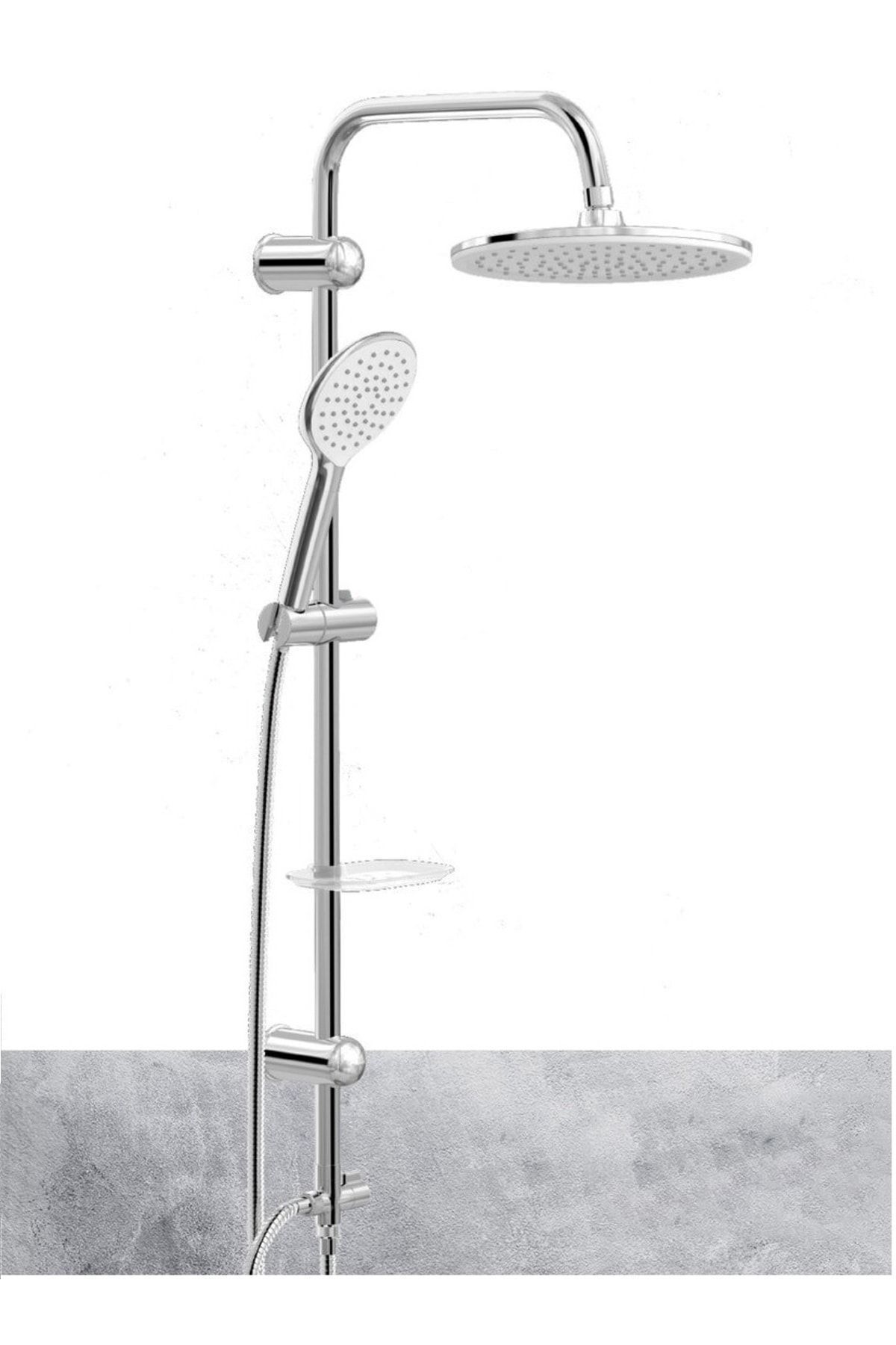 Duscheline Dushlux Siyah - Dm-3218 Tepe Duş Seti